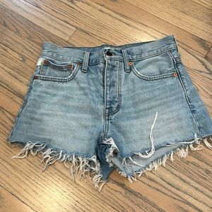 Madewell Relaxed denim shorts 24